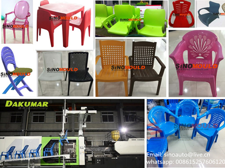 Plastic arm chair mould