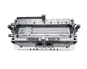 Rear tailboard mold for air conditioning cabinet unit image